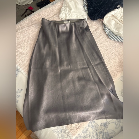 Aritzia Babaton slip midi skirt gray - Picture 2 of 4